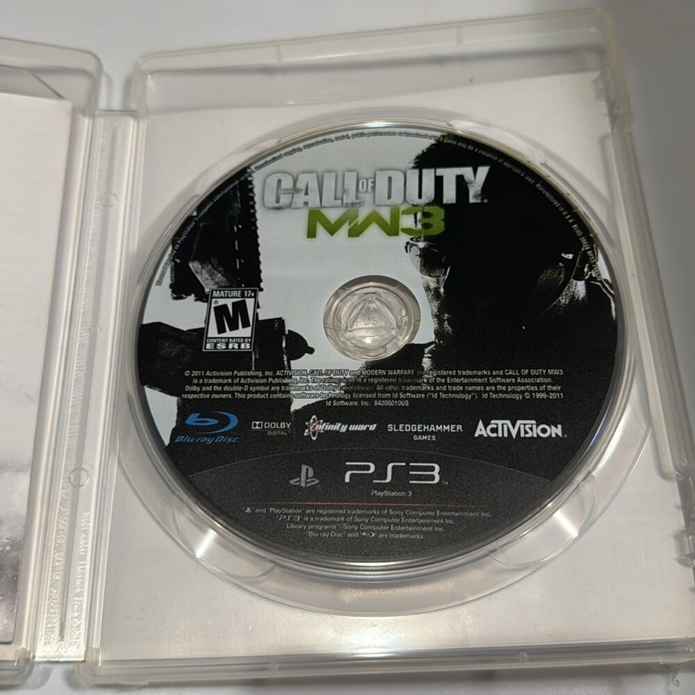 Call of Duty MW3 Modern Warfare 3 PS3 Sony PlayStation 3 USED - Picture 4 of 4